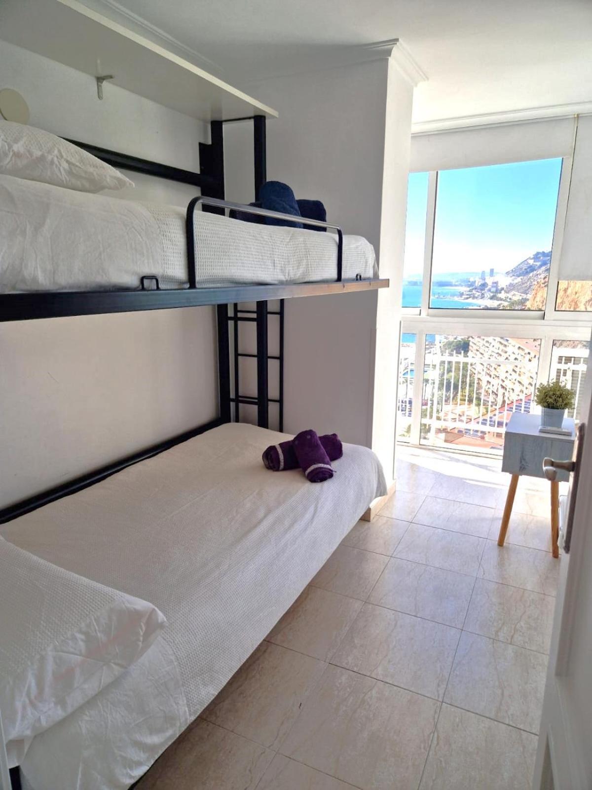 Vistas Al Mar. Gran Salon. Playa A 1 Minuto. Wifi Lägenhet Alicante Exteriör bild
