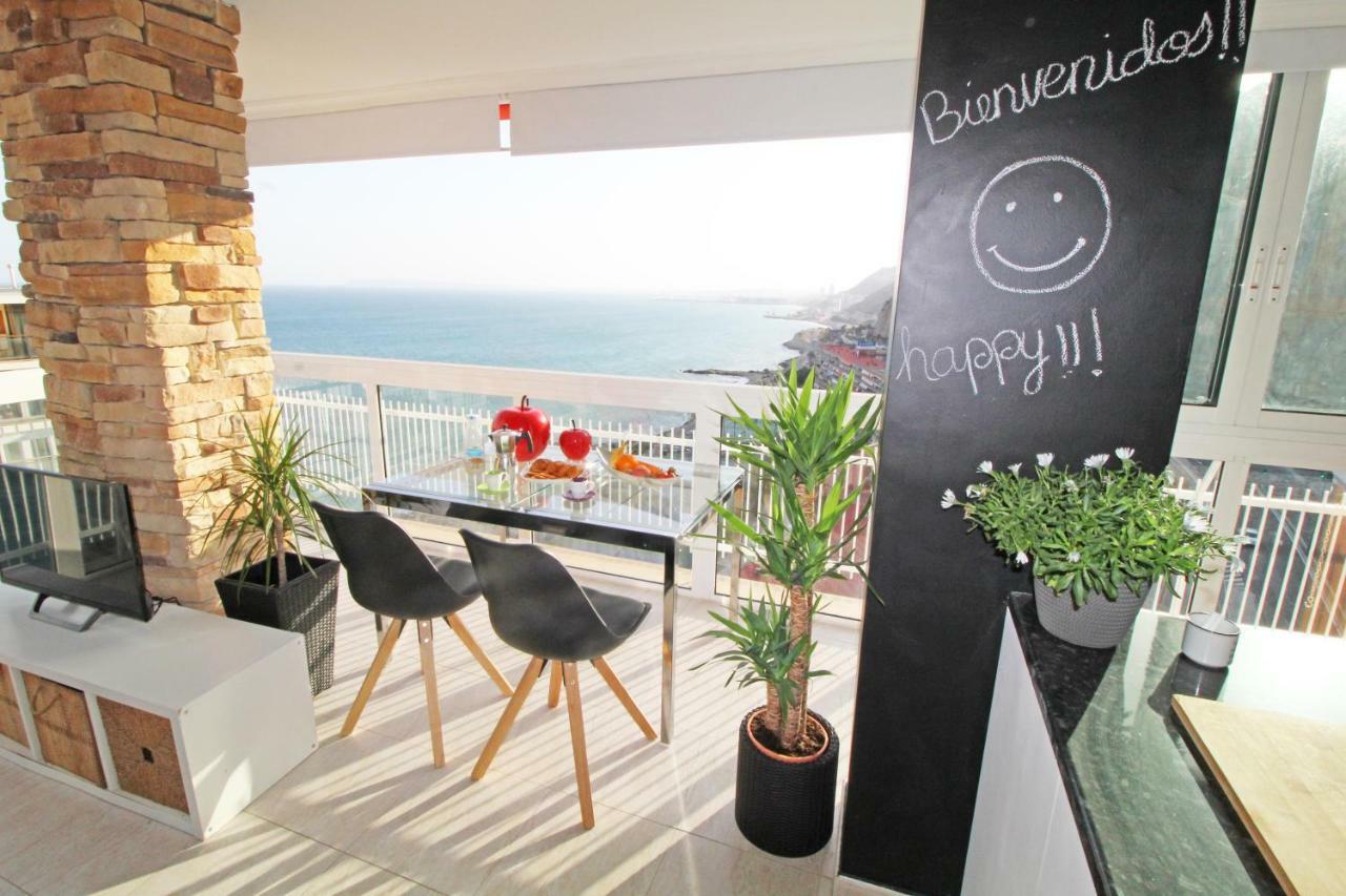 Vistas Al Mar. Gran Salon. Playa A 1 Minuto. Wifi Lägenhet Alicante Exteriör bild